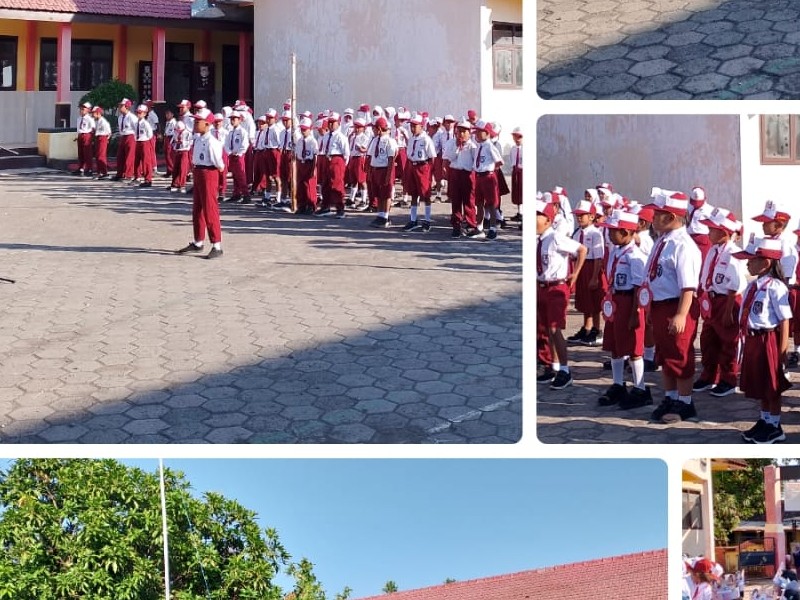 PELAKSANAAN UPACARA BENDERA MENGAWALI TAHUN  AJARAN BARU 2026-2027